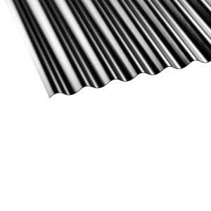 Gutta PVC-Wellplatten Sinus 76/18 Schwarz 120 cm x 80 cm 10 Stück