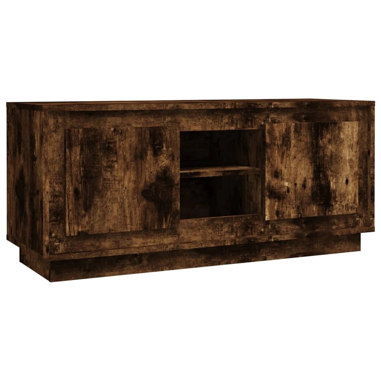 vidaXL TV-Schrank Räuchereiche 102x35x45 cm Holzwerkstoff 819865