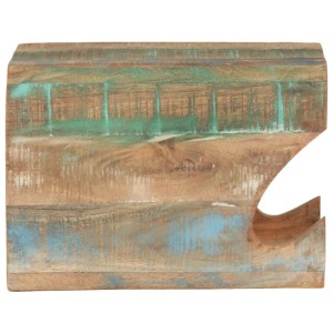 vidaXL Wand Fahrradträger 35x25x25 cm Wiederverwendetes Massivholz 320478