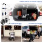 Sekey 3-in-1 Einkaufstrolley: Faltbarer Trolley mit Kühlfach, als Sackkarre oder Umhängetasche nutzbar.