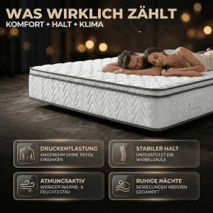 Arensberger TASCHENFEDERKERNMATRATZE VIKTORIA Höhe 25cm 180x200cm
