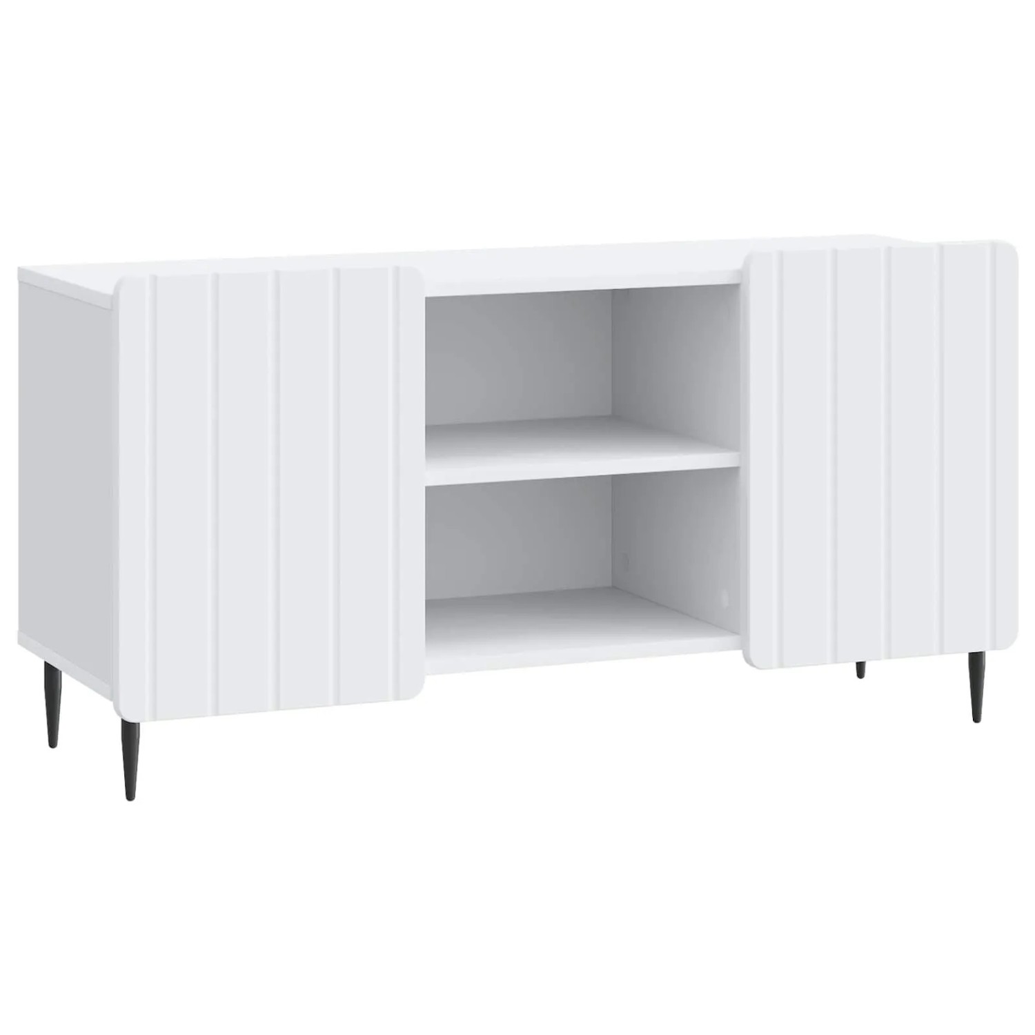 vidaXL TV-Schränk Weiß 102 x 34,5 x 52 cm Holzwerkstoff 894465
