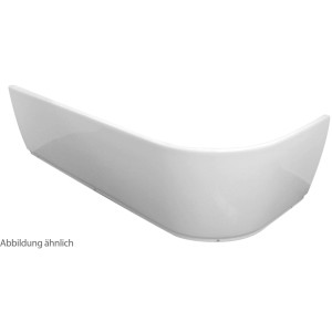 Sanitop-Wingenroth Wannenschürze Ovo ll Rechts, weiß, zur Verkleidung der Badewanne.