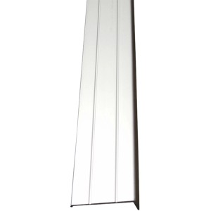 Selbstklebendes Abschlussprofil, 25x10mm, Silber, 1000mm Länge für Laminat & Parkett.