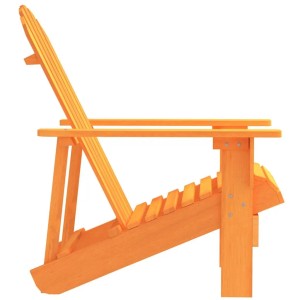 vidaXL Adirondack-Gartenstuhl Massivholz Tanne Orange 315878