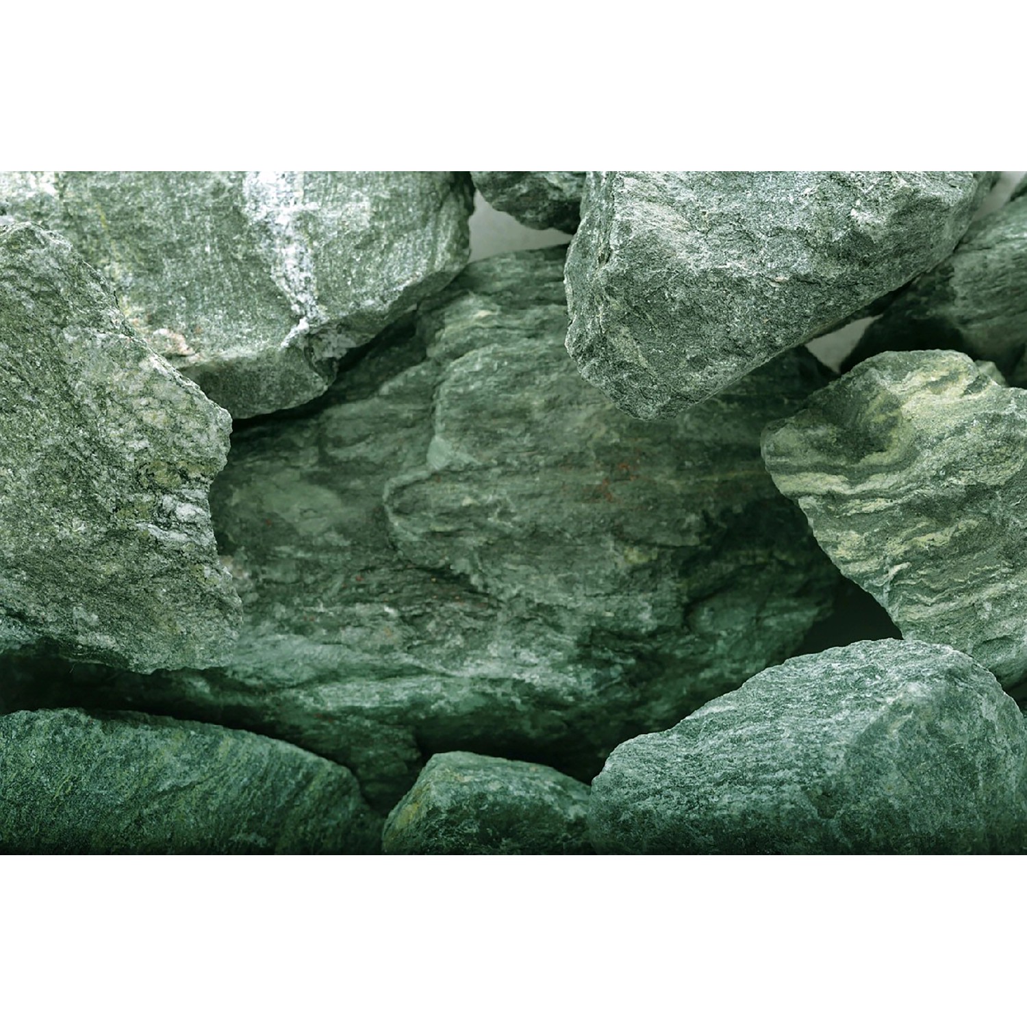 Grünschieferbruch Glitzer-Grün 50 - 100 mm 1000 kg Big-Bag