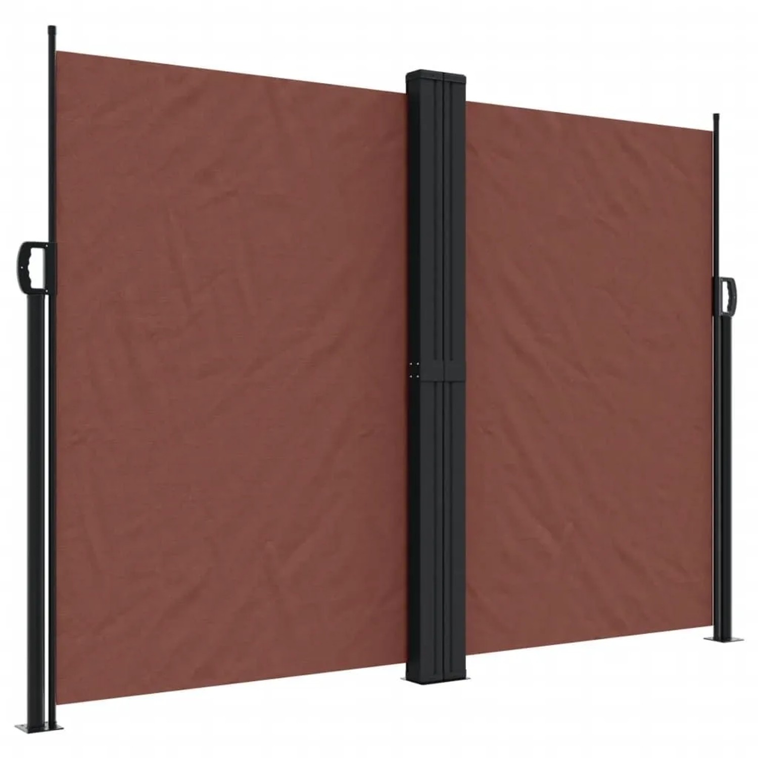 vidaXL Seitenmarkise Ausziehbar Braun 180x600 cm 4004644