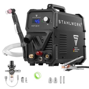 STAHLWERK Plasmaschneider CUT 50 P, 45 Ampere, 15 mm Schneidleistung, inklusive Zubehör.