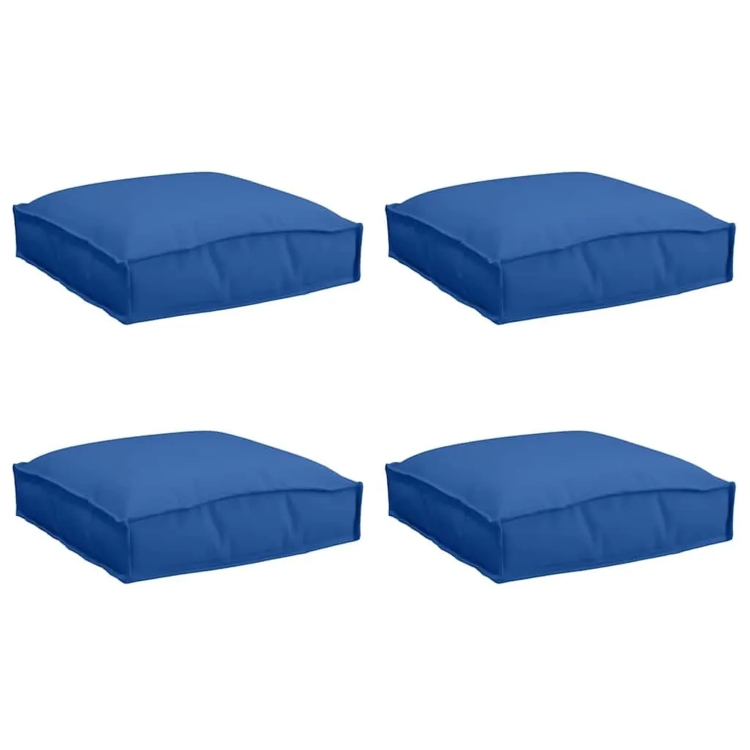 vidaXL Kissen 4 Stk Königsblau 40 x 40 x 8 cm Oxford-Stoff 42001595