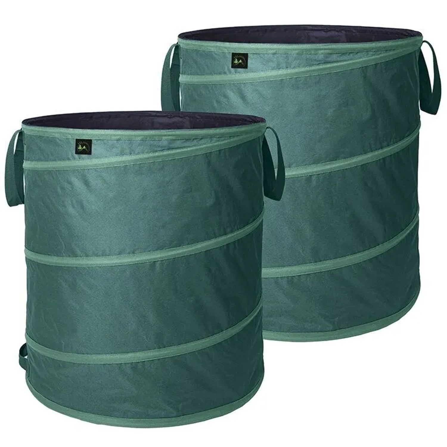 TTL GARDEN Pop Up Laubsack Premium 2x 270L Set Selbstaufstellend mit Griffen – Faltbare Gartensäcke für Laub & Gartenabf...