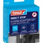 tesa Insect Stop Klemm-Adapter-Set anthrazit für Insektenschutzrahmen, zur Montage ohne Bohren.