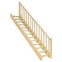 Dolle Raumspartreppe Paris, gerade Fichtentreppe mit Rechteckstabgeländer aus FSC®-Holz.