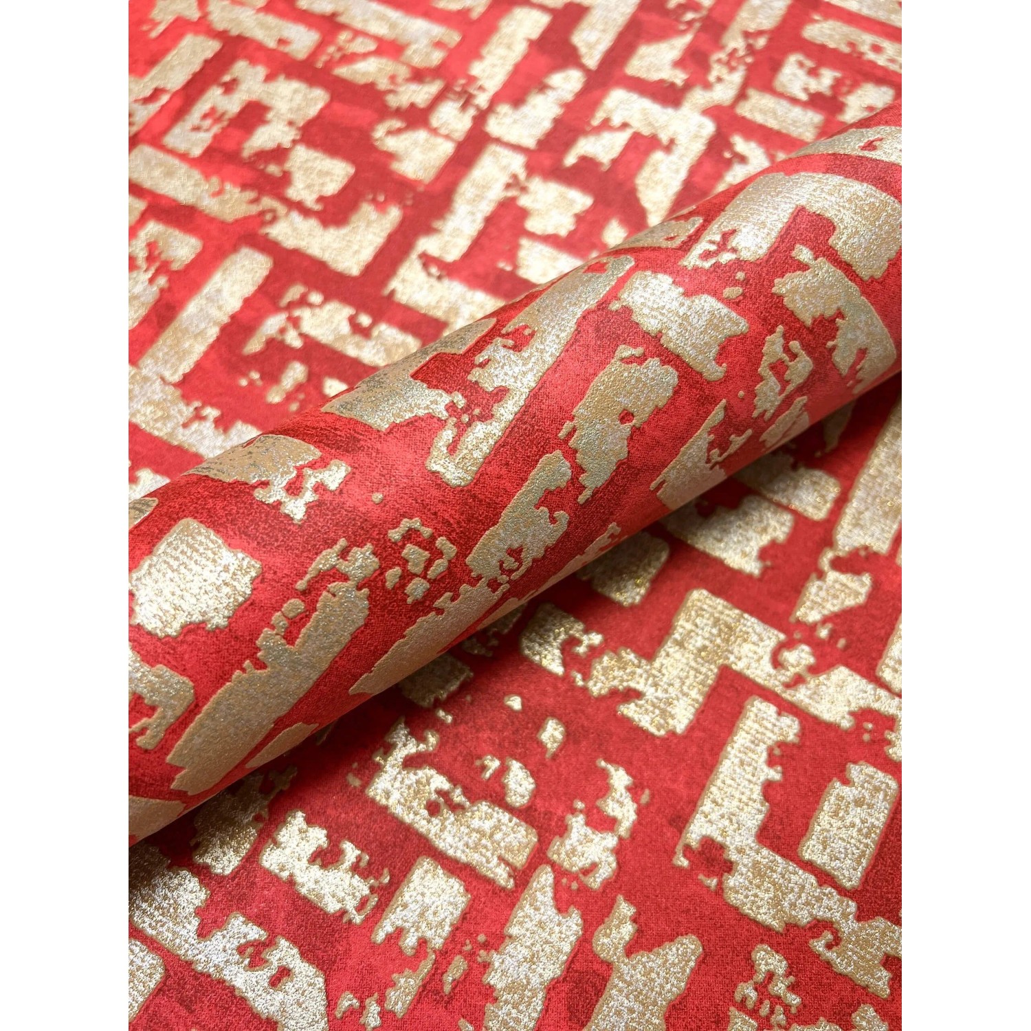 Newroom Vliestapete Timba Red Leicht Glänzend Grafisch FSC® günstig online kaufen