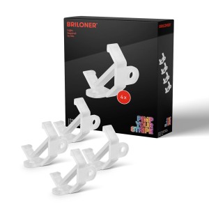Briloner Pimp your Stripe Eckadapter 4er-Set für LED-Streifen und Aluminiumprofile.