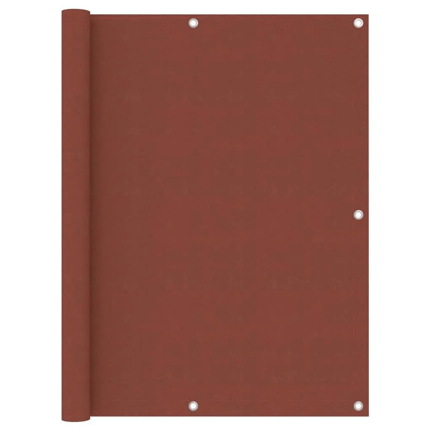 vidaXL Balkon-Sichtschutz Terrakotta-Rot 120x500 cm Oxford-Gewebe 134982