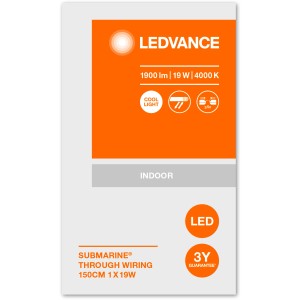 Ledvance LED-Feuchtraumleuchte Submarine, 150cm, durchverdrahtet, ideal für Keller und Garage.
