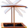 Dobar Sandkasten mit Dach, höhenverstellbar und neigbar, aus FSC®-zertifiziertem Holz.