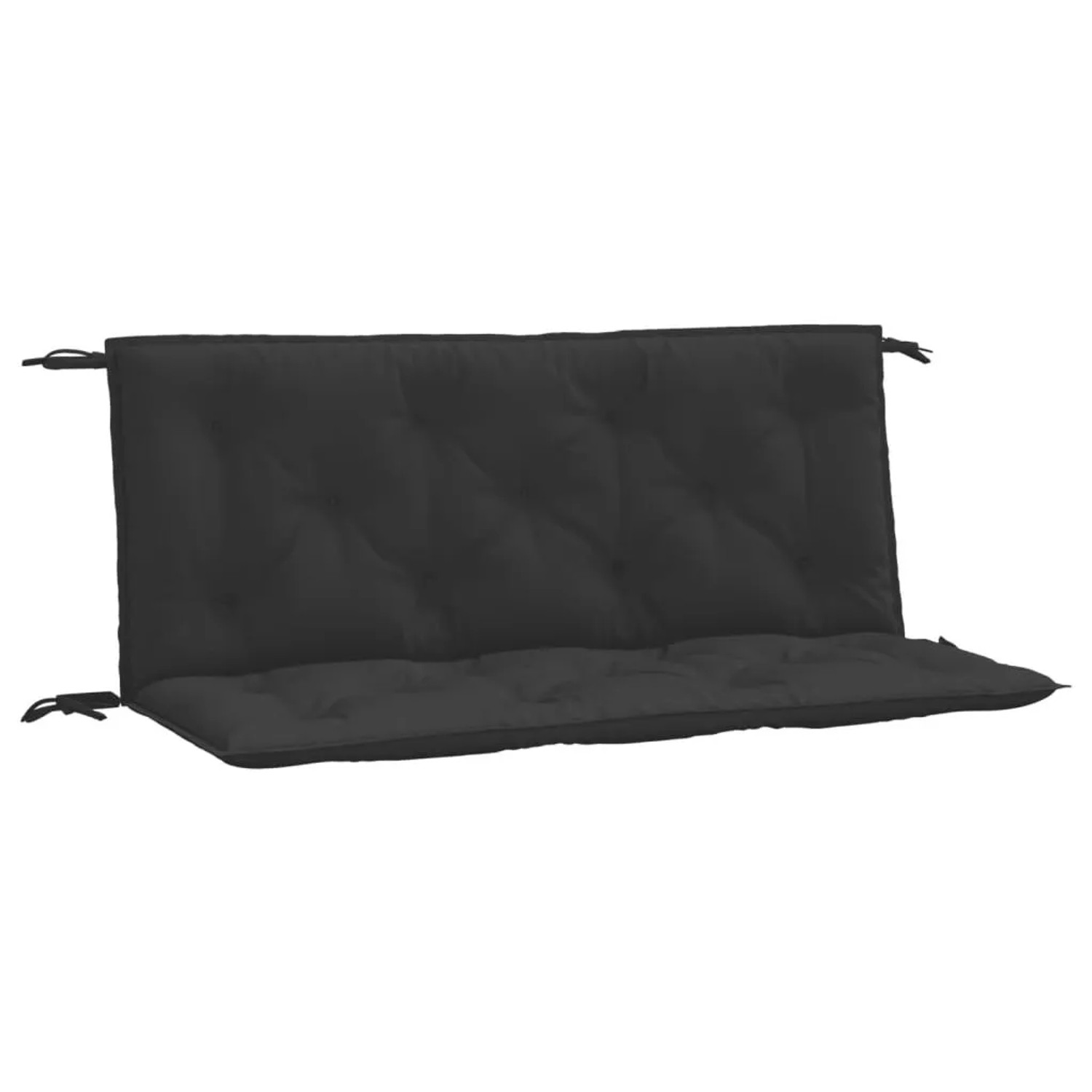 vidaXL Gartenbank-Auflagen 2 Stk Schwarz 120x50x7 cm Oxford-Gewebe 361685 günstig online kaufen