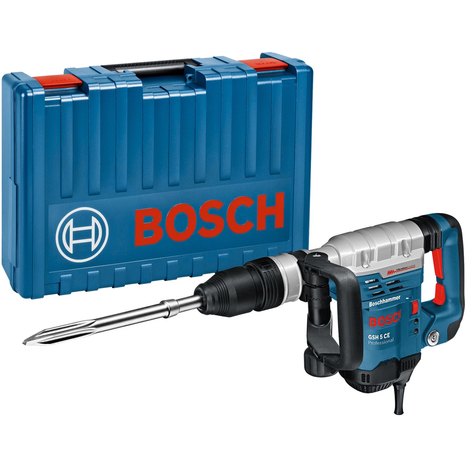 Bosch Professional Combi-Set GSH 5 CE + GSB 18 V-21 im Koffer