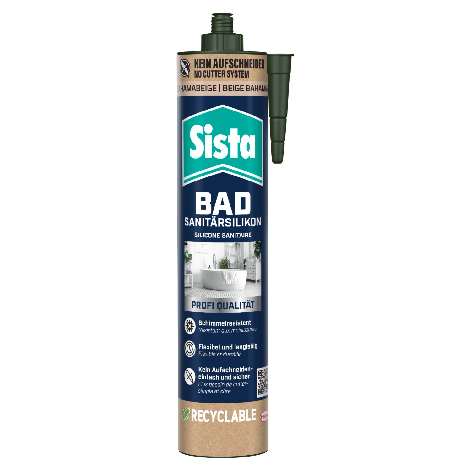 Sista Bad-Sanitärsilikon Beige 280 ml günstig online kaufen