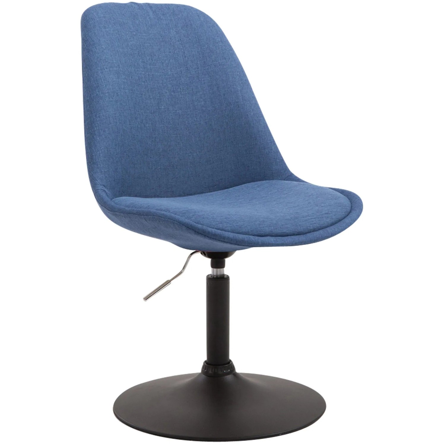 CLP Esszimmerstuhl Maverick Stoff Blau/Schwarz