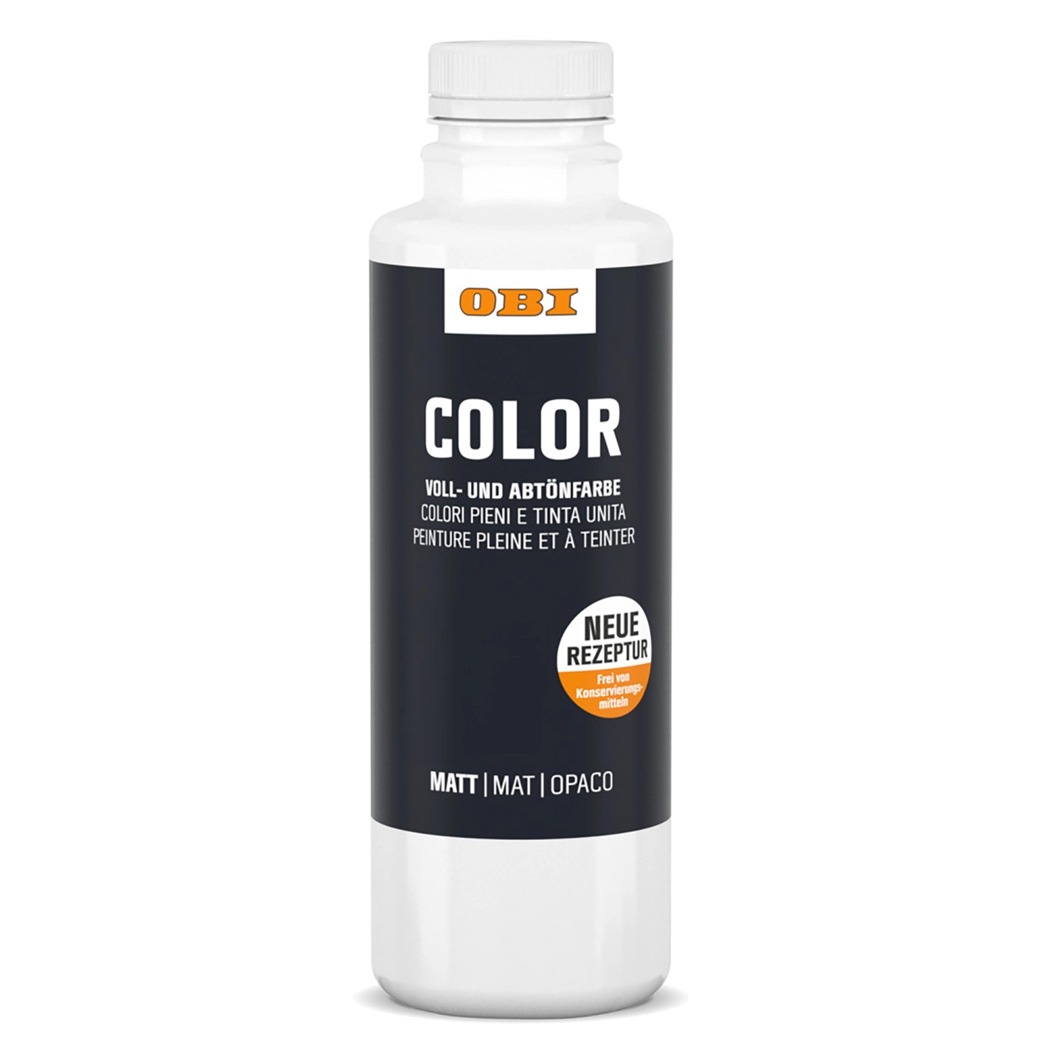 OBI Color Voll- und Abtönfarbe 500 ml Weiß
