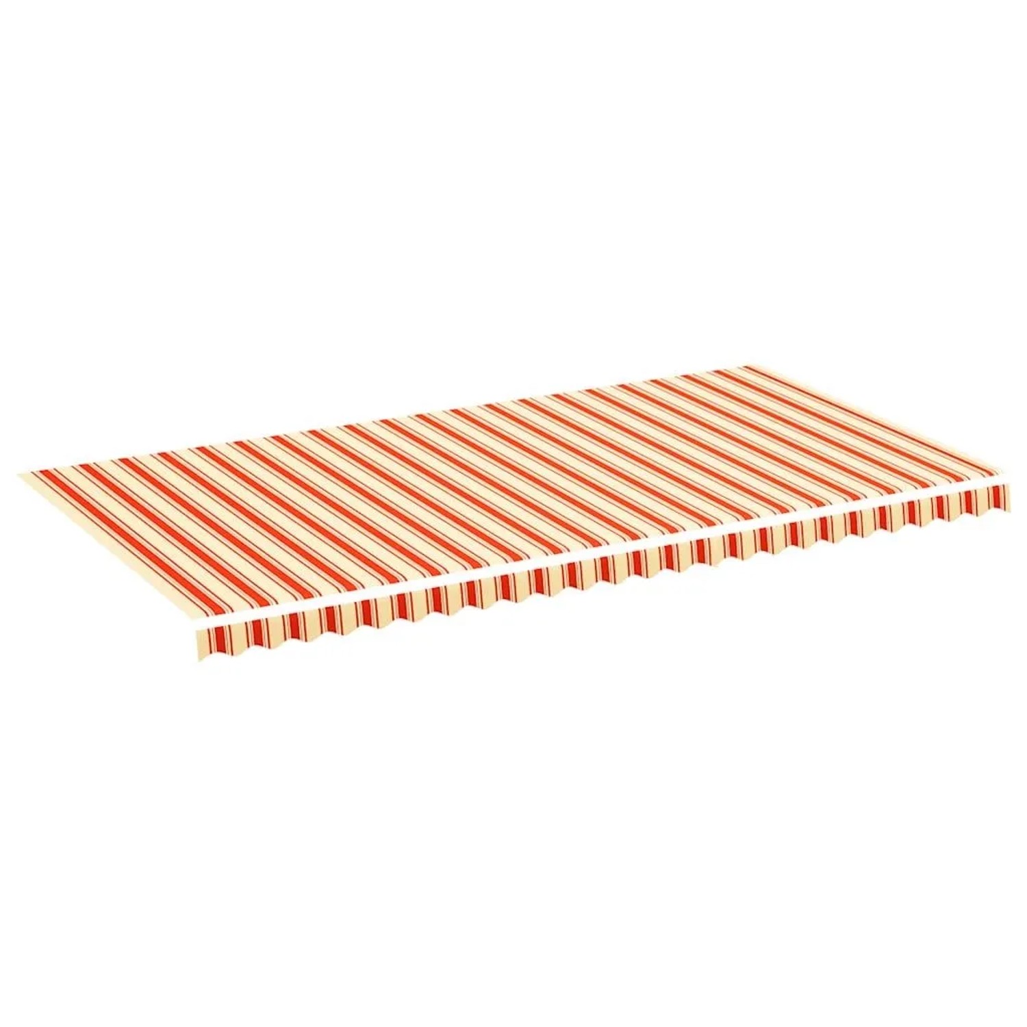 vidaXL Markisenbespannung Gelb und Orange 6x3 m 312023