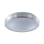 Moderne LED Deckenleuchte Emelie von Lindby, Alu-Optik, rund, für Wohnzimmer & Co.