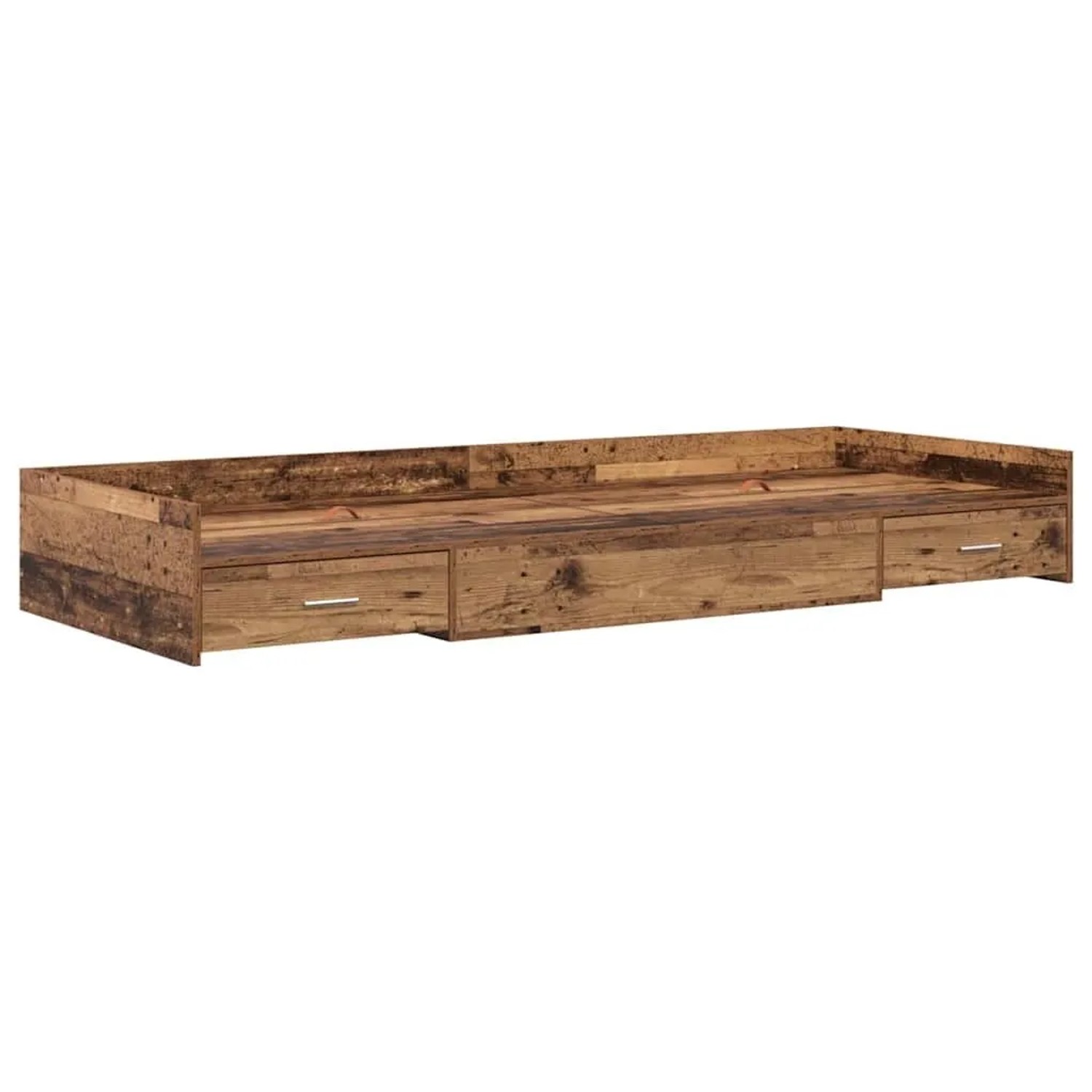 vidaXL Bettrahmen Altholz 80 x 200 cm Holzwerkstoff 3335251