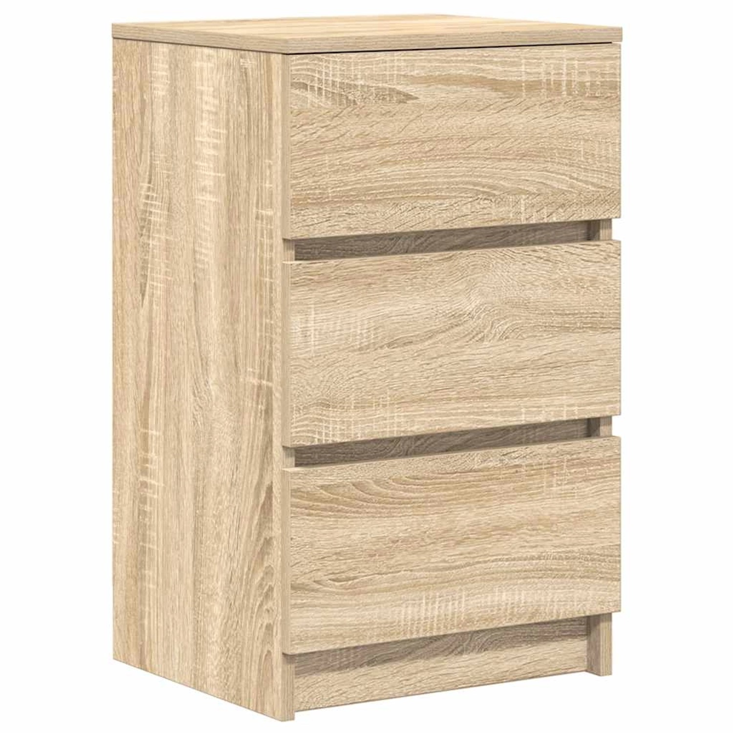 vidaXL Nachttisch mit 3 Schubladen Sonoma-Eiche 39x35x65 cm 861341 günstig online kaufen