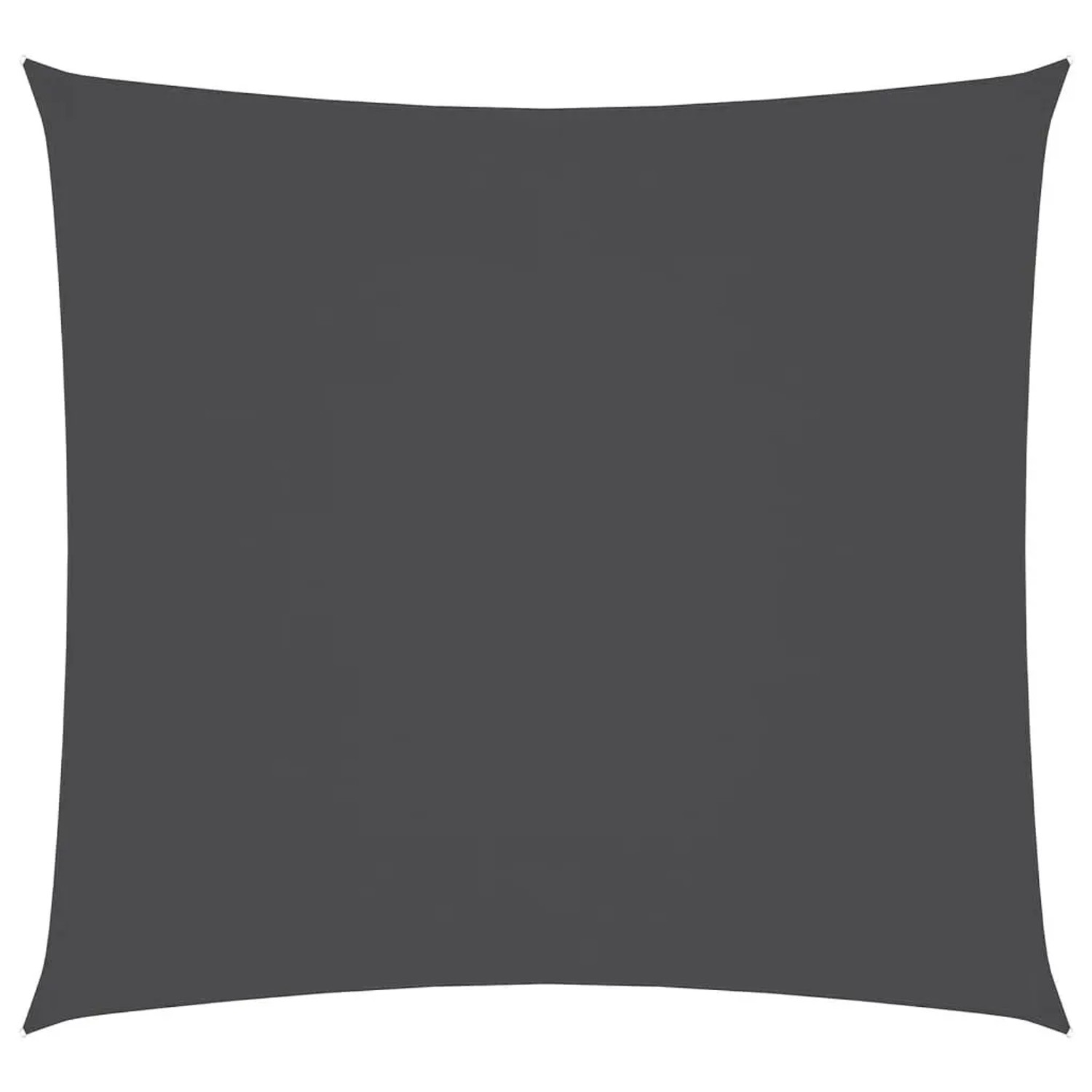vidaXL Sonnensegel Oxford-Gewebe Quadratisch 3,6x3,6 m Anthrazit 42302