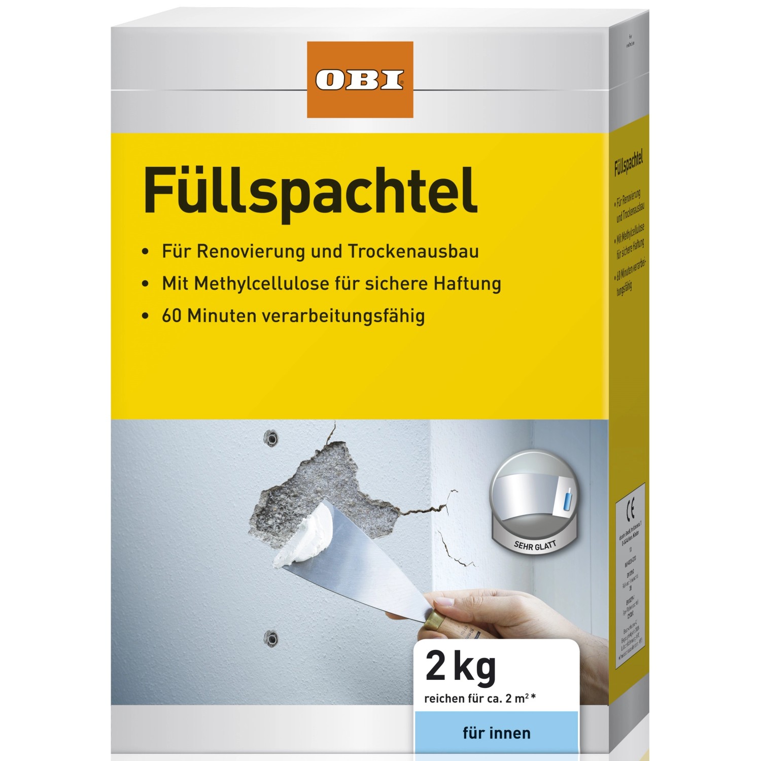 OBI Füllspachtel Weiß 2 kg günstig online kaufen