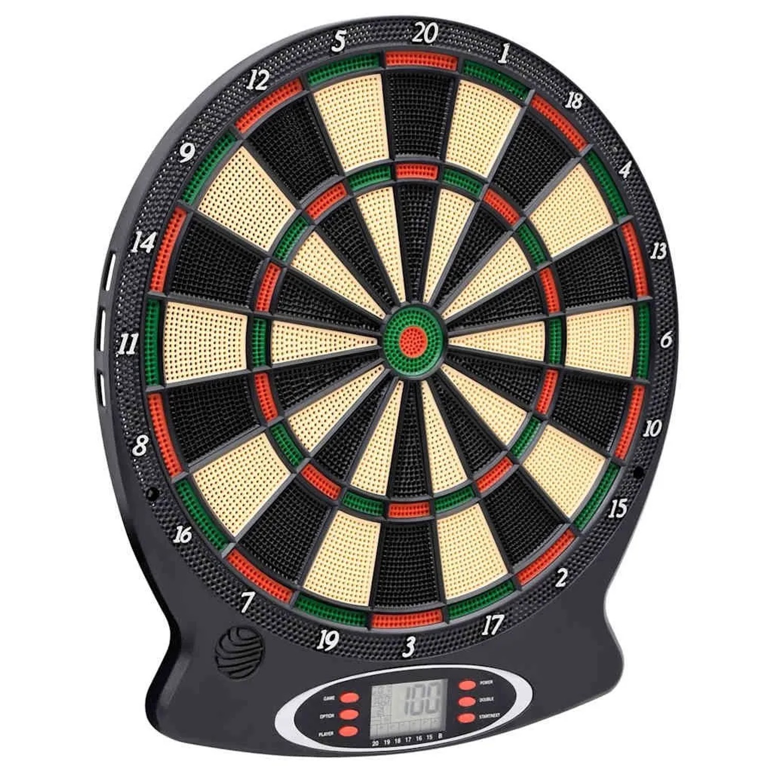 vidaXL Elektrische Dartscheibe mit Darts Schwarz Polypropylen 93581