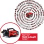 Einhell Aquinna Akku-Gartenpumpe, rot/schwarz, Teil der Power X-Change Familie.