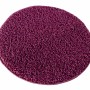 Runder, lilafarbener Hochflorteppich Frisbee mit 67 cm Durchmesser.