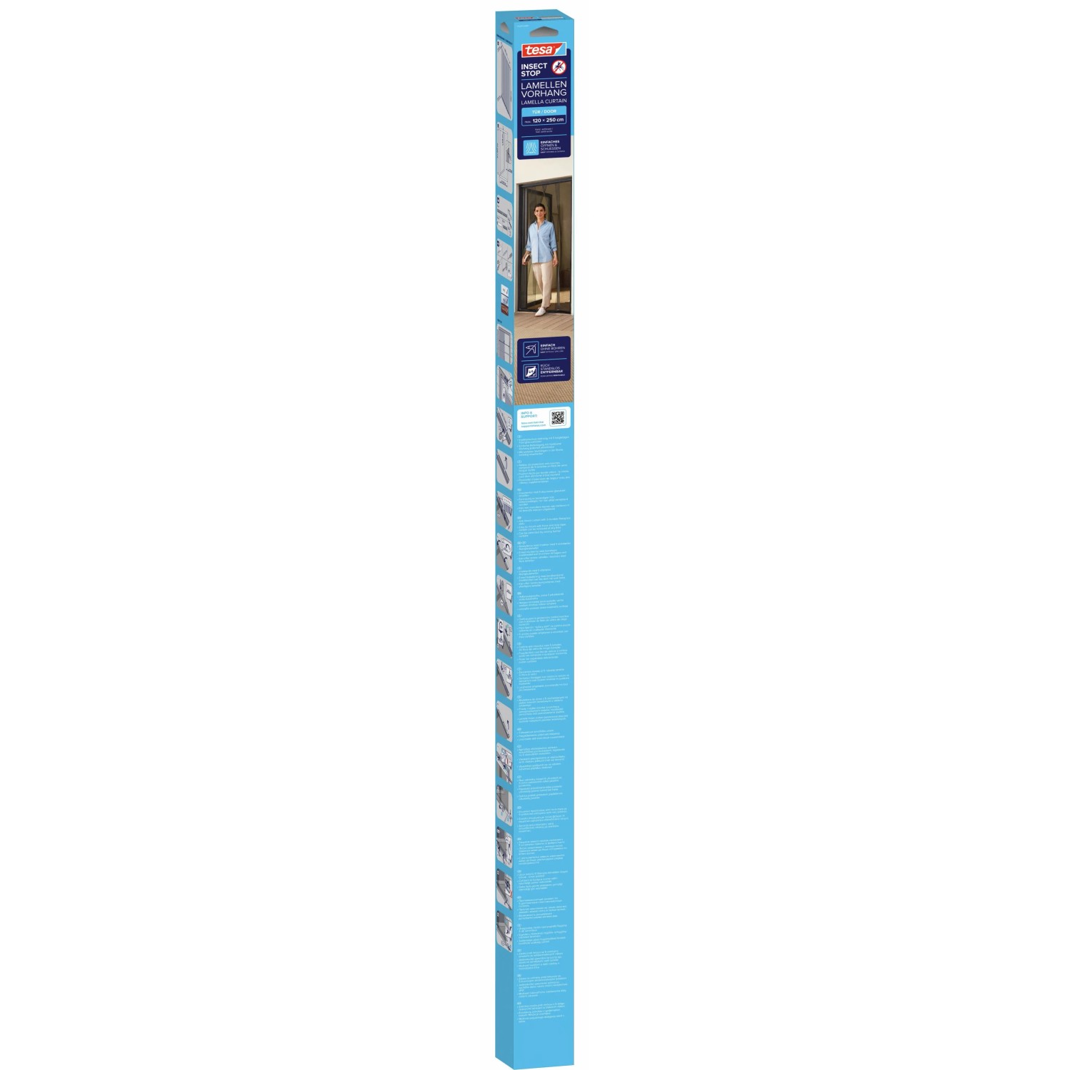 tesa® Insect Stop  Lamellenvorhang anthrazit