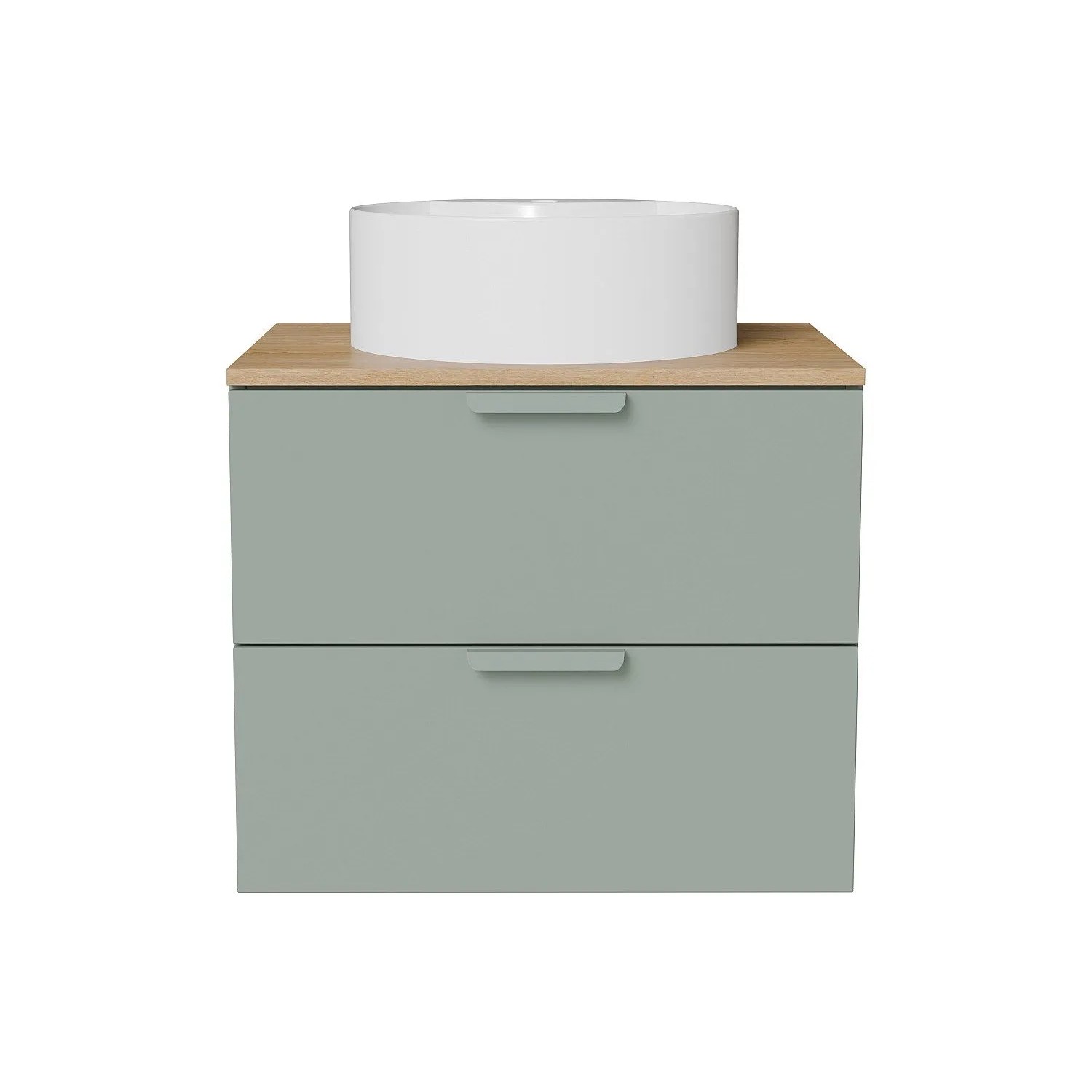 Vente-unique Einzelwaschtisch Avoreli Mandelgrün 60 cm