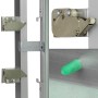 Detailansicht ECD Germany Revisionsklappe 150x200 mm mit Gipskarton-Einlage.