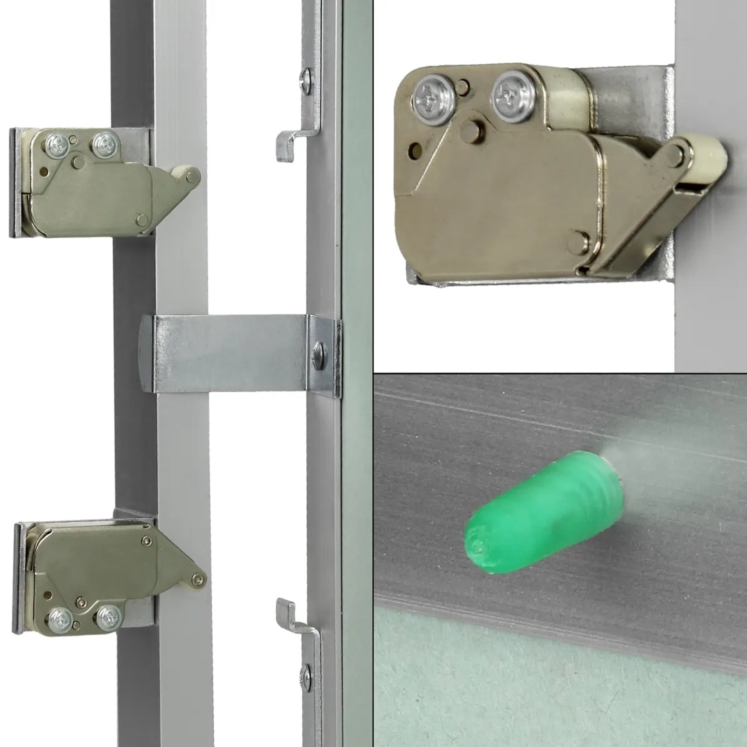 Detailansicht ECD Germany Revisionsklappe 150x200 mm mit Gipskarton-Einlage.