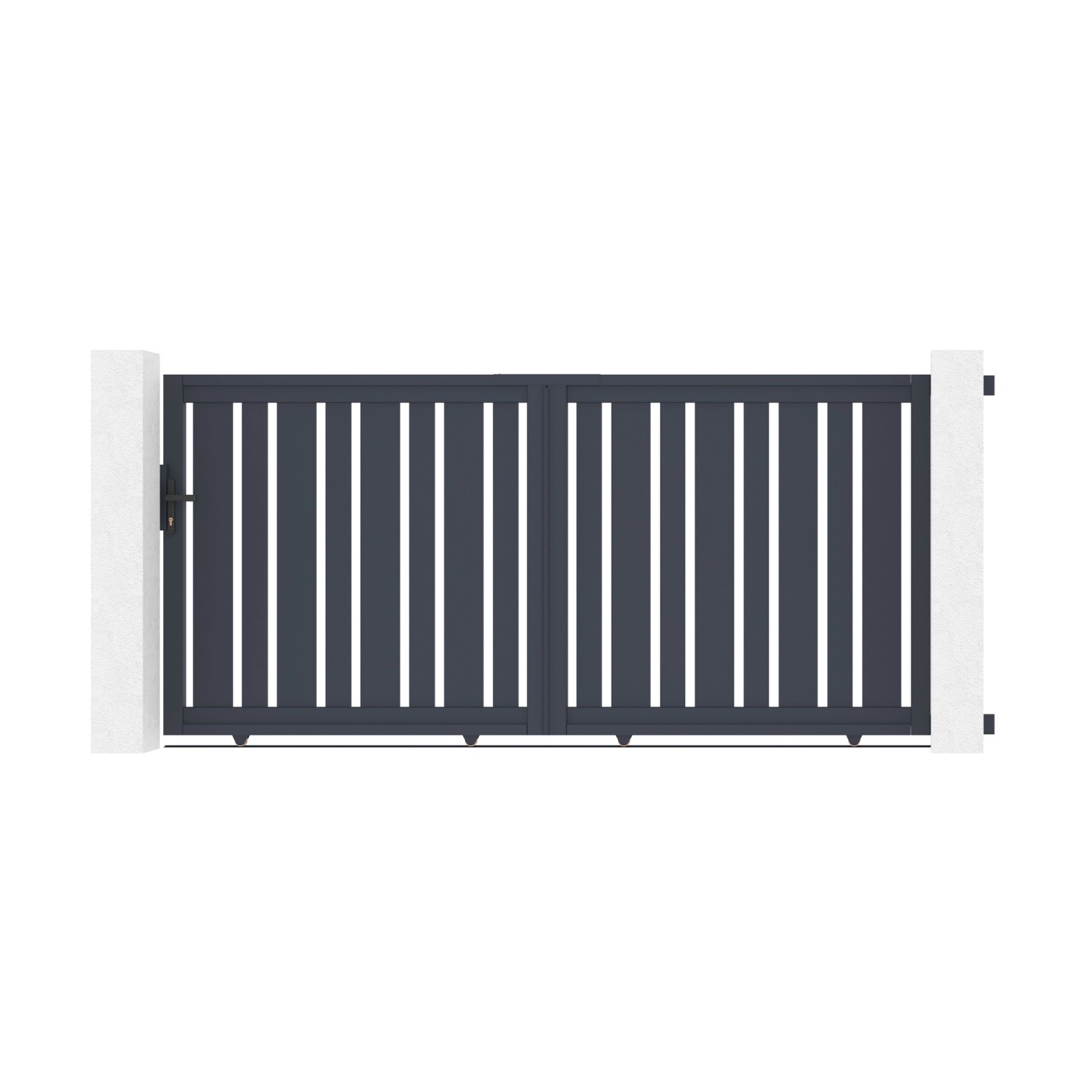 Casanoov Schiebetor Aus Aluminium 3M Veymont H 140Cm Grau günstig online kaufen