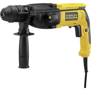 Stanley FatMax Bohrhammer SFMEH210K, 800 W, gelb/schwarz, mit Zusatzhandgriff.
