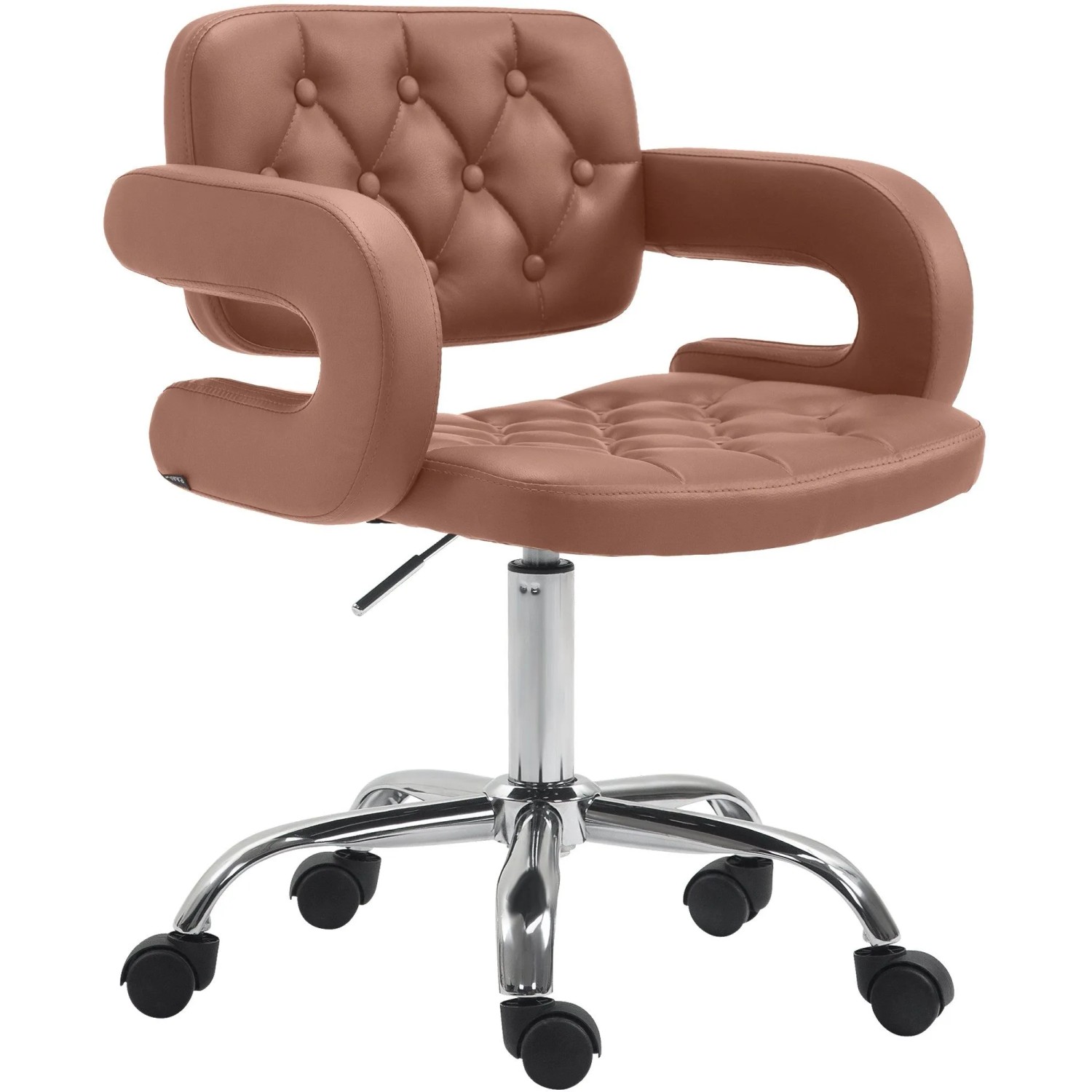 CLP Arbeitshocker Dublin Kunstleder Cognac