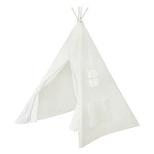 roba Spielzelt Tipi Kinderspielzelt aus Stoff inkl. Tasche Beige