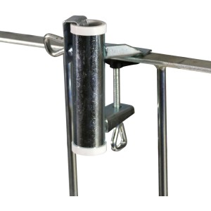 Videx Garden Sonnenschirmhalter für Handläufe, verzinkt, zur Geländermontage.