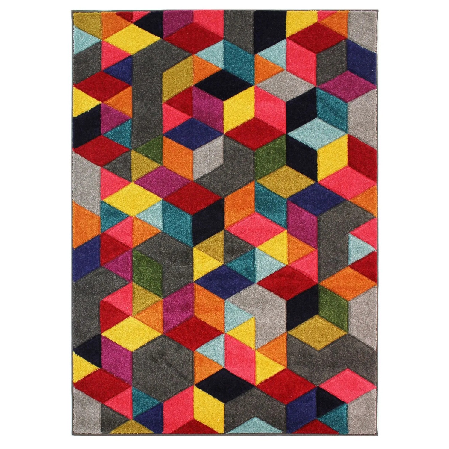 Flair Rugs Kinderteppich Dynamic 160 cm x 230 cm Mehrfarbig