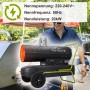 TroniTechnik Diesel Heizkanone 20kW mit Rädern und Tragegriff. Heizgerät für den Aussenbereich.