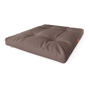 Knuffelwuff Hundekissen Gatsby, braun, 75x50cm. Bequemes Hundebett aus Cordura, ideal für kleine bis mittelgroße Hunde.