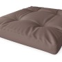 Knuffelwuff Hundekissen Gatsby, braun, 75x50cm. Bequemes Hundebett aus Cordura, ideal für kleine bis mittelgroße Hunde.
