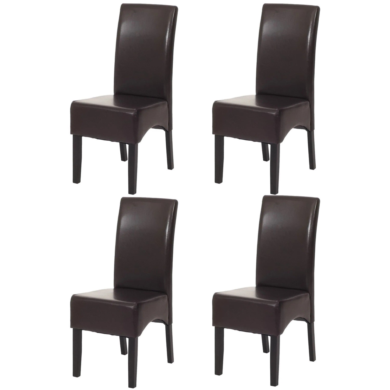 CHEFGASTRO Esszimmerstuhl 4er-Set Klassisch & Zeitlos 90x43x56cm Sitzhöhe 4 günstig online kaufen