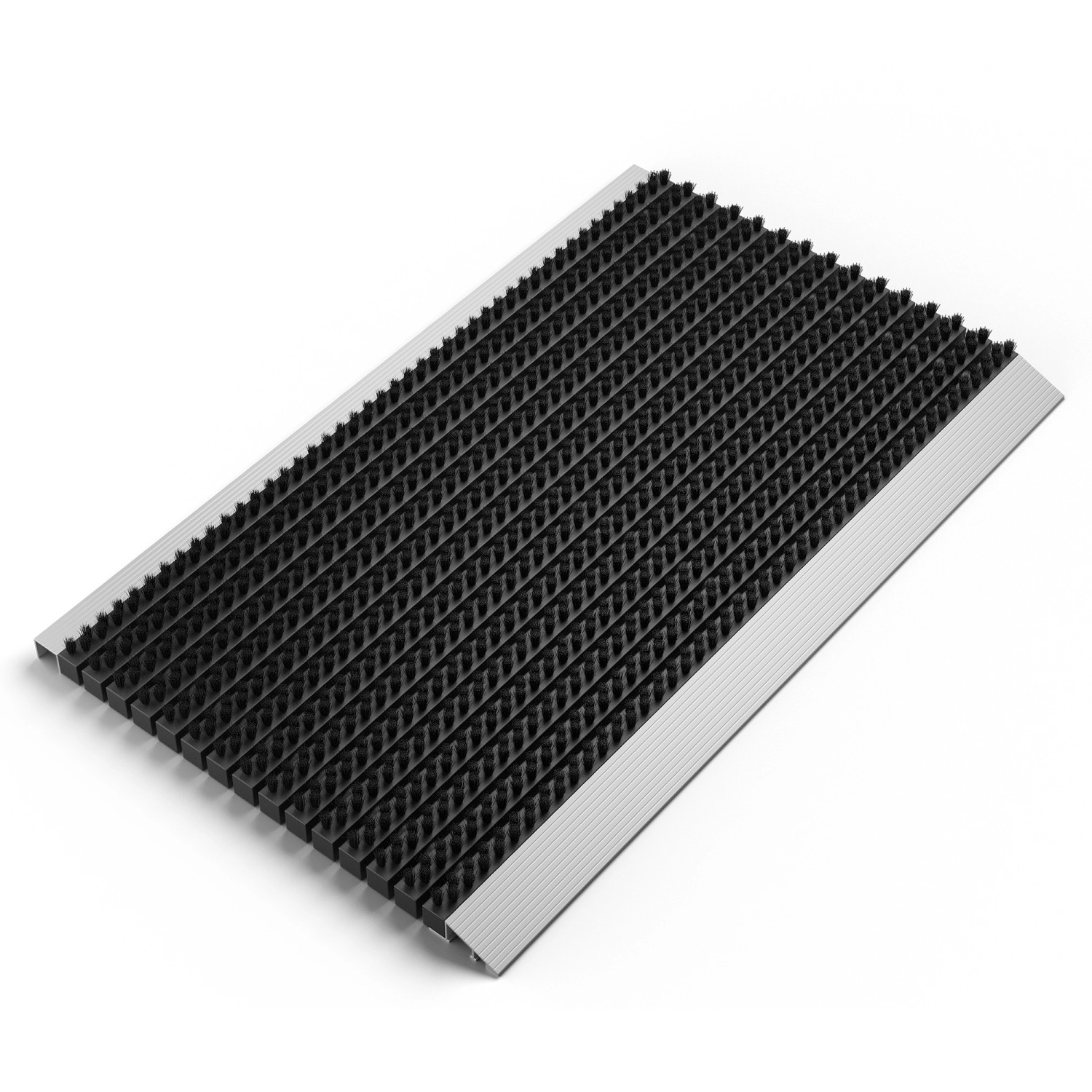 Björn&Schiller Fußmatte Aluminiumrahmen mit Bürsten Schwarz 50 x 80 cm für günstig online kaufen